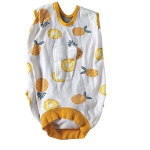 Pineapple Dog Outfit Shirt Size Large